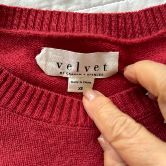 VELVET 100% cashmere sweater - Picture 2 of 7